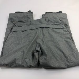 Columbia Men's XL (40W 33L) Ski Snow Pants Omni Tech Waterproof EUC Gray